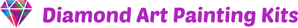Diamond Painting Kits Logo - High-quality diamond art kits with drills, tools, and canvases for stunning artwork.